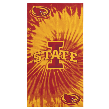 Iowa State Cyclones NCAA Psychedelic Beach Towel 30 x 60 inches