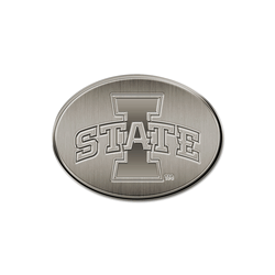 Iowa State Cyclones Oval Antique Auto Emblem