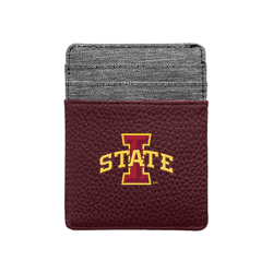 Iowa State Cyclones Pebble Front Pocket Wallet MARN