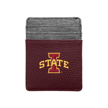 Iowa State Cyclones Pebble Front Pocket Wallet MARN