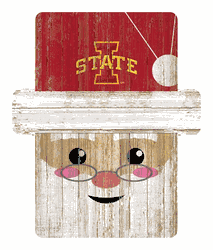 Iowa State Cyclones Santa Ornament