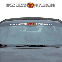Iowa State Cyclones Sun Stripe Windshield Decal 3.25 in. x 34 in.