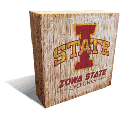 Iowa State Cyclones Team Logo Block 6X6