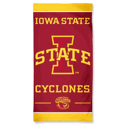 Iowa State Cyclones Towel 30x60 Beach Style