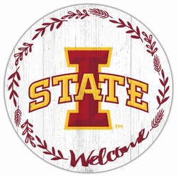 Iowa State Cyclones Welcome 12in Circle