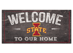 Iowa State Cyclones Welcome Distressed 6 x 12