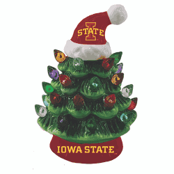 Iowa State Cylcones Ornament Christmas Tree LED 4 Inch
