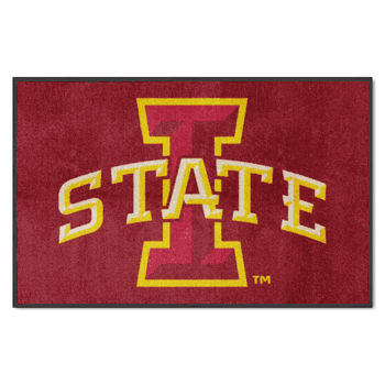 Iowa State4X6 High-Traffic Mat with Durable Rubber Backing - Landscape Orientation
