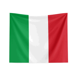 Italy Flag Wall Hanging 34x40 inches