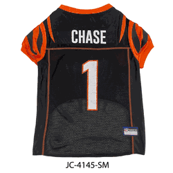 Ja'Marr Chase Cincinnati Bengals Pet Jersey Small