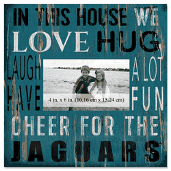 Jacksonville Jaguars 10x10 In This House Frame