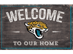 Jacksonville Jaguars 11x19 Welcome to our Home Sign