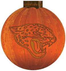 Jacksonville Jaguars 12 in. Halloween Pumpkin Sign