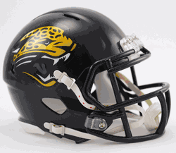 Jacksonville Jaguars 1995 to 2012 Riddell Mini Speed Throwback Helmet