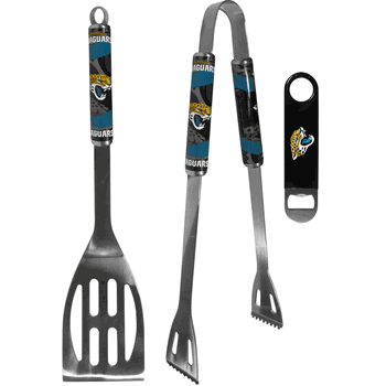 Jacksonville Jaguars 2 pc BBQ Set and Bottle Opener