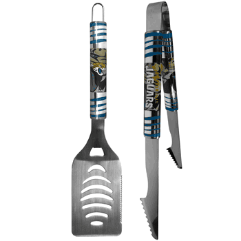 Jacksonville Jaguars 2 pc Steel Tailgate BBQ Set