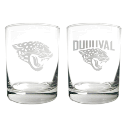 Jacksonville Jaguars 2pc Rocks Glass Set