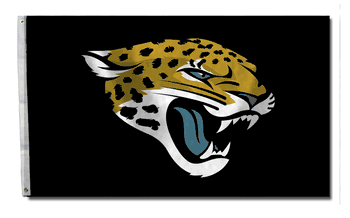 Jacksonville Jaguars 3 Ft. X 5 Ft. Flag W/Grommetts