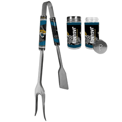 Jacksonville Jaguars 3 in 1 BBQ Tool and Salt & Pepper Shaker