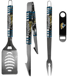 Jacksonville Jaguars 3 pc BBQ Set and Bottle Opener
