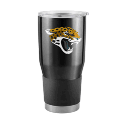Jacksonville Jaguars 30oz Black Full Color Gameday Stainless Tumbler