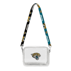 Jacksonville Jaguars 3D Logo Clear Fanny Fan Purse