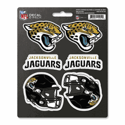 Jacksonville Jaguars 6 Count Mini Decal Sticker Pack