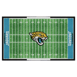 Jacksonville Jaguars 6 ft. x 10 ft. Plush Area Rug