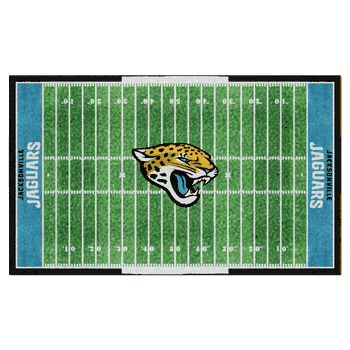 Jacksonville Jaguars 6 ft. x 10 ft. Plush Area Rug