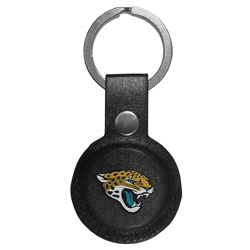 Jacksonville Jaguars AirTag Compatible Leather Key Chain