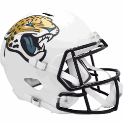 Jacksonville Jaguars Authentic Speed Full Size Football Helmet - 2024 Alternate White