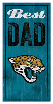 Jacksonville Jaguars Best Dad Sign