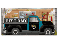 Jacksonville Jaguars Best Dad Truck 6x12 Sign