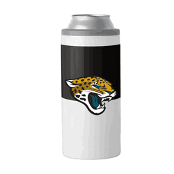 Jacksonville Jaguars Colorblock 12oz Slim Can Coolie