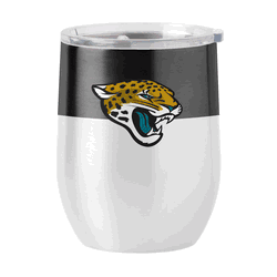 Jacksonville Jaguars Colorblock 16oz Stainless Curved Beverage