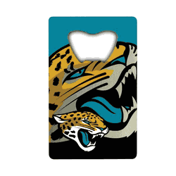 Jacksonville Jaguars Credit Card Style Bottle Opener - 2 x 3.25