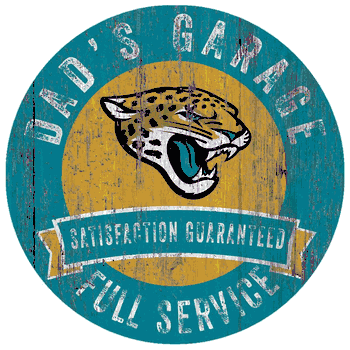 Jacksonville Jaguars Dad's Garage Sign