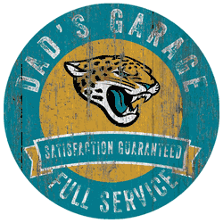 Jacksonville Jaguars Dad's Garage Sign