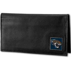 Jacksonville Jaguars Deluxe Leather Checkbook Cover