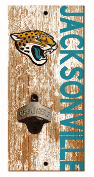Jacksonville Jaguars Distressed Bottle Opener