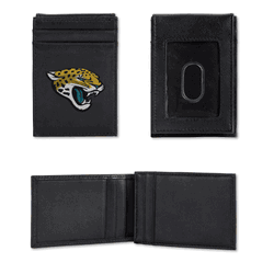 Jacksonville Jaguars  Embroidered Front Pocket Wallet - Slim/Light Weight