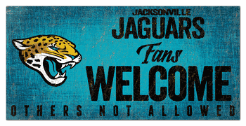Jacksonville Jaguars Fans Welcome Sign