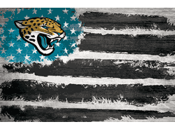 Jacksonville Jaguars Flag 17x26