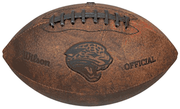 Jacksonville Jaguars Football - Vintage Throwback - 9 Inches