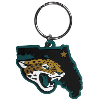 Jacksonville Jaguars Home State Flexi Key Chain