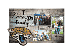Jacksonville Jaguars I Love my Family Clip Frame