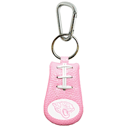 Jacksonville Jaguars Keychain Football Pink CO