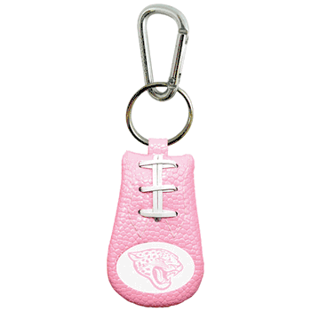Jacksonville Jaguars Keychain Football Pink CO