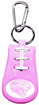 Jacksonville Jaguars Keychain Pink Football CO