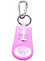 Jacksonville Jaguars Keychain Pink Football CO